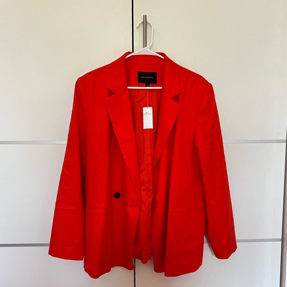 Blood Orange Banana Republic Blazer